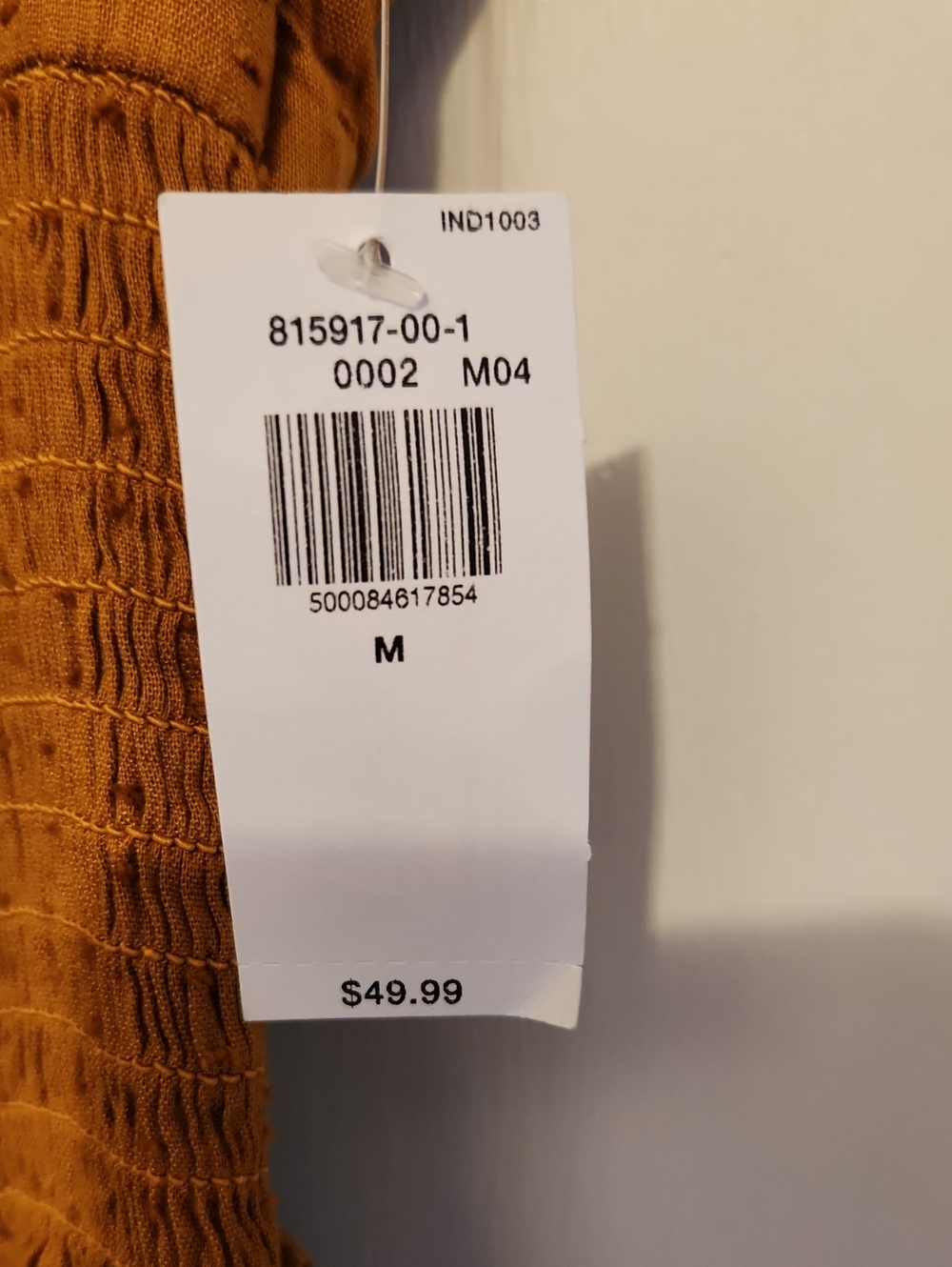 NWT Old Navy Rust Brown Maxi Dress with Smocked Waist and Ruffle Hem - Picture 10 of 10